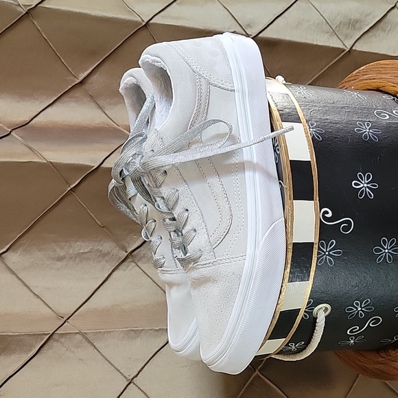 VGUC- Vans ‘Custom’ Suede/Sherpa Old Skool Unisex Sneaker - Picture 4 of 11